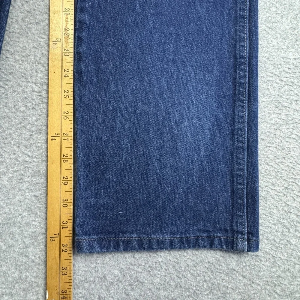 Wrangler Western Wear Jeans Men 38x32 Cotton Straight Denim‎ Cowboy Rodeo Indigo